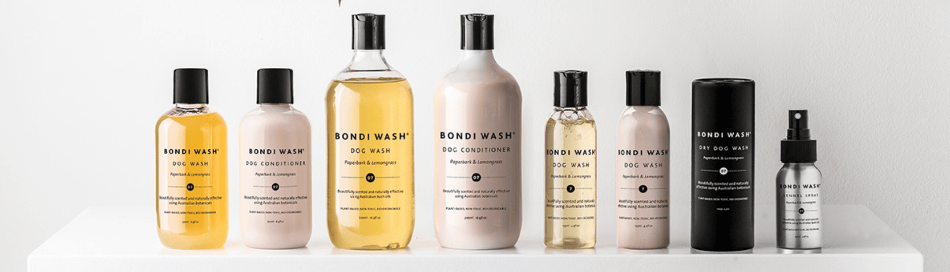 Bondi Wash Dog Products Collection