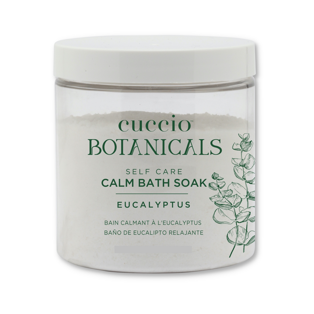 Cuccio Botanicals Calm Bath Soak Eucalyptus