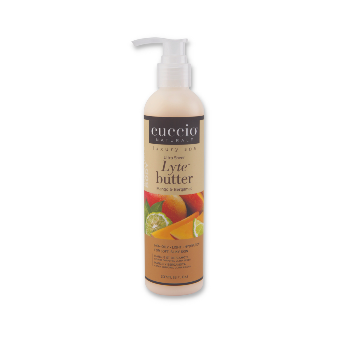 Cuccio Naturalé Lyte Butter Lotion - Mango & Bergamot 237ml