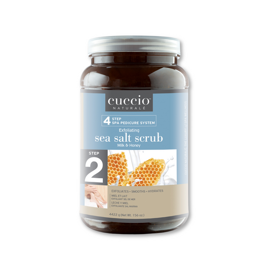 Cuccio Naturalé Sea Salt Scrub for Body, Hands & Feet - Milk & Honey