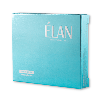 Élan Eyebrow Gel Tint With Oxidant Set 02 Dark Brown