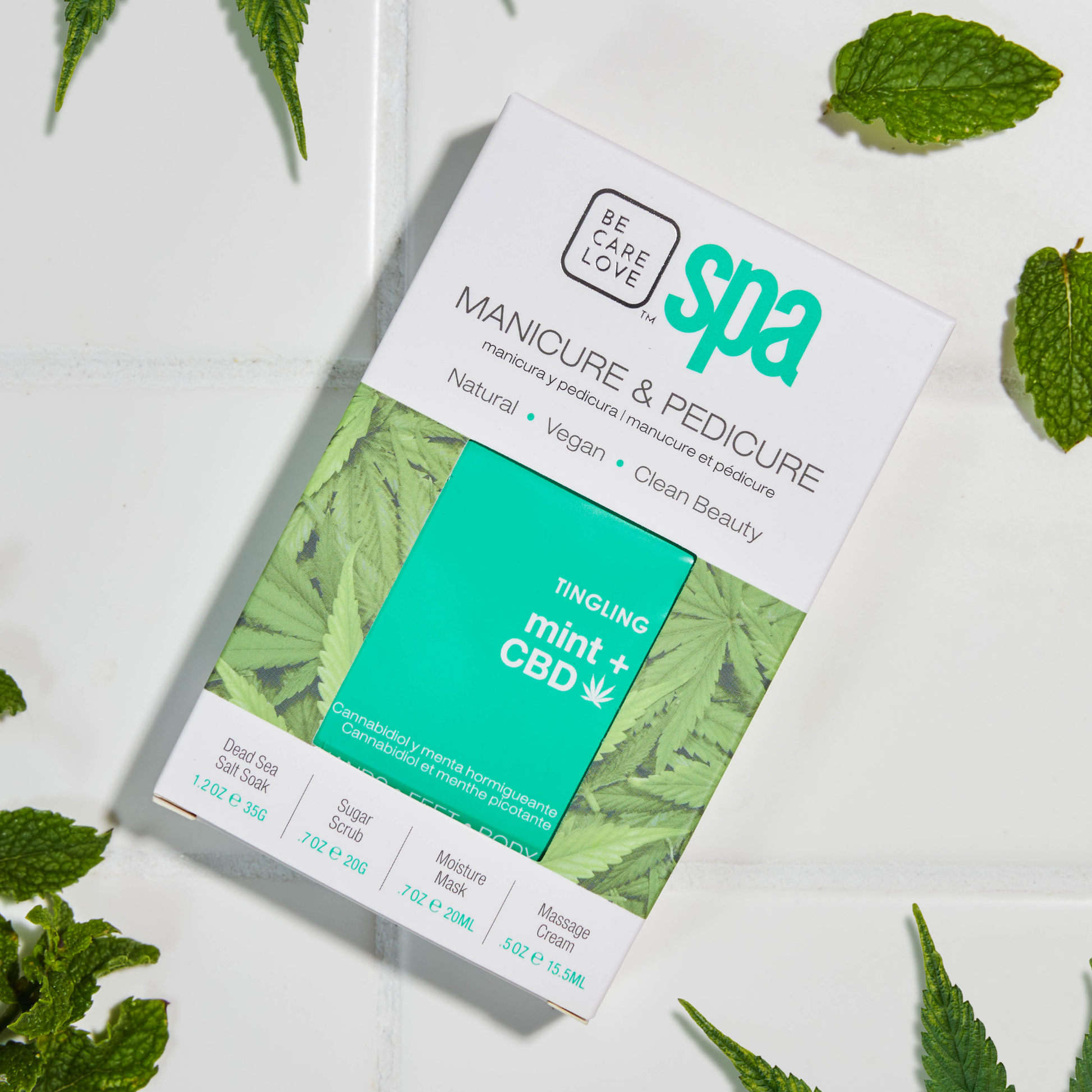 BCL SPA Tingling Mint + CBD 4 Step System