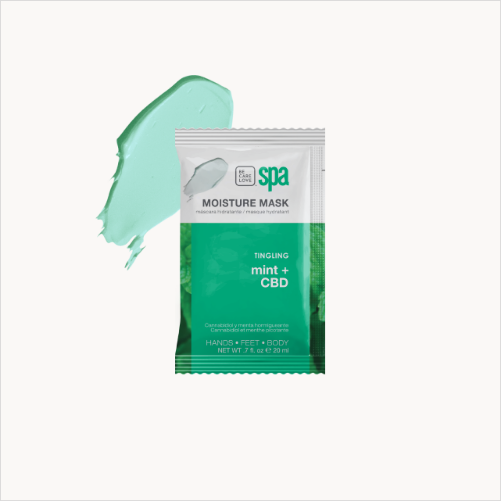 BCL SPA Tingling Mint + CBD 4 Step System Moisture Mask