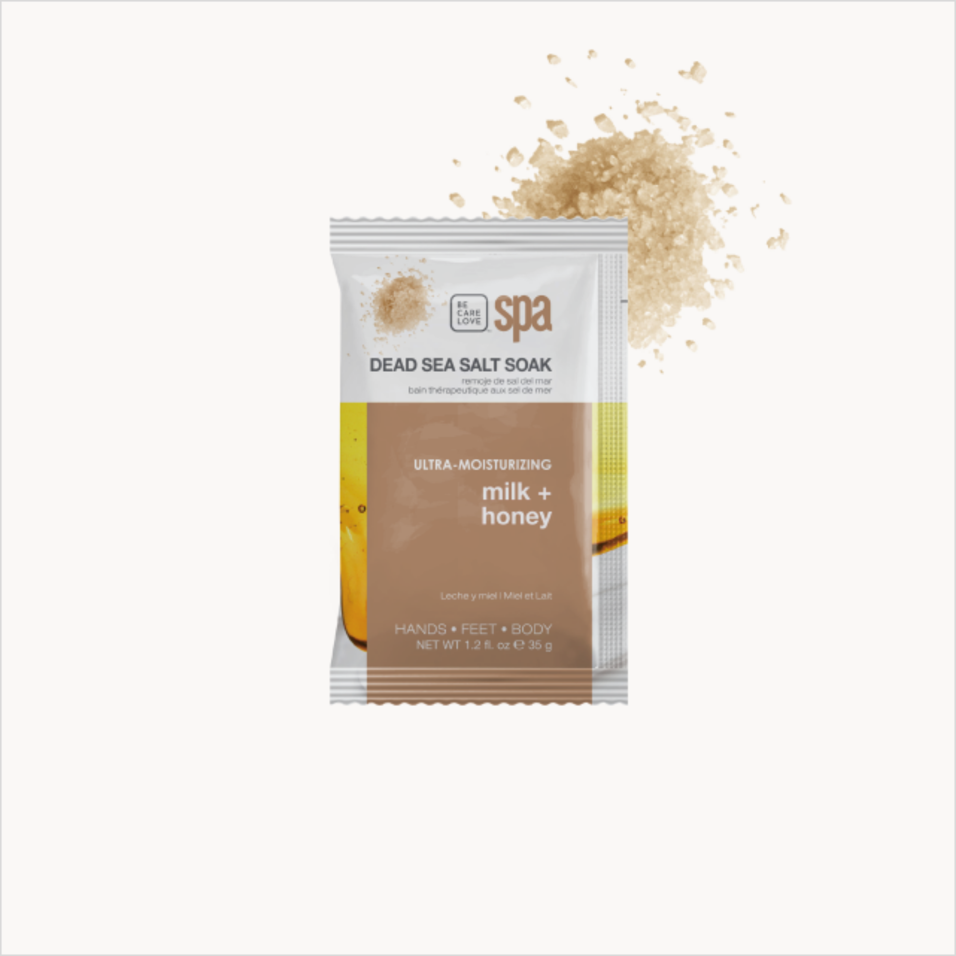 BCL SPA Ultra Moisturizing Milk + Honey with White Chocolate 4 Step System Dead Sea Salt Soak