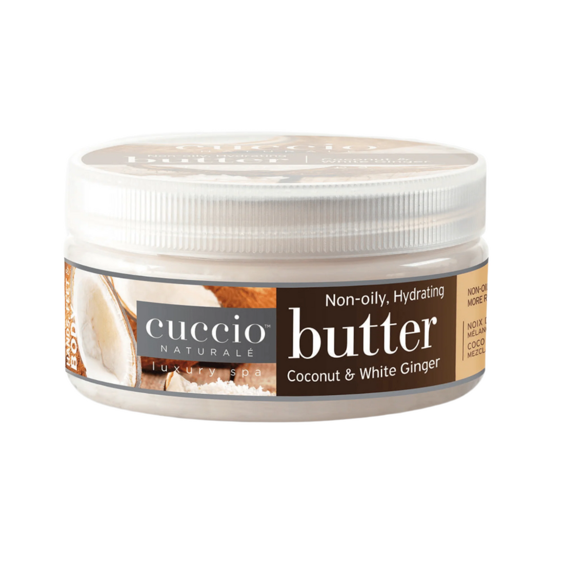 Cuccio Naturalé Hydrating Butter - Coconut & White Ginger 226gr