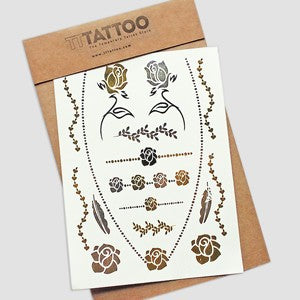 TTTatto Set Floral - Oro