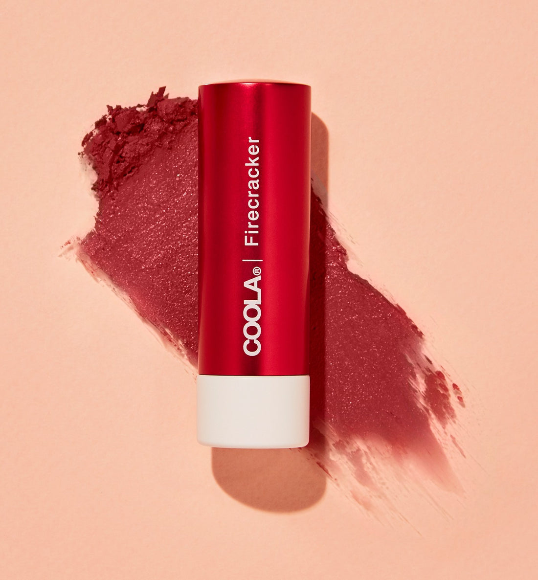 Coola Mineral Liplux Organic Tinted Lip Balm Sunscreen SPF30 - Firecracker