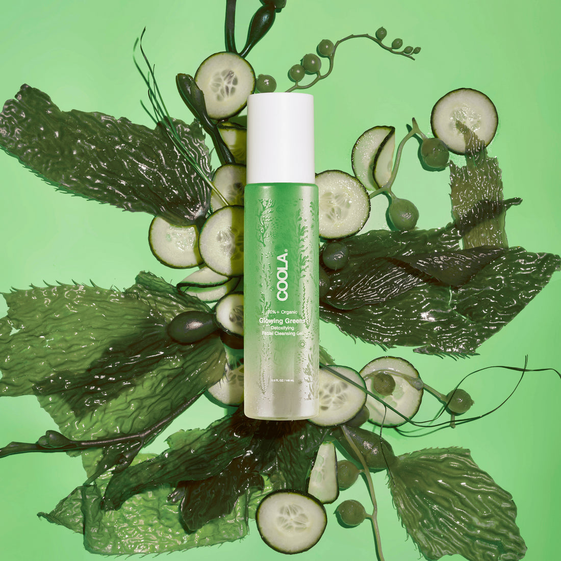 Coola Glowing Greens Detoxifying Facial Cleansing Gel