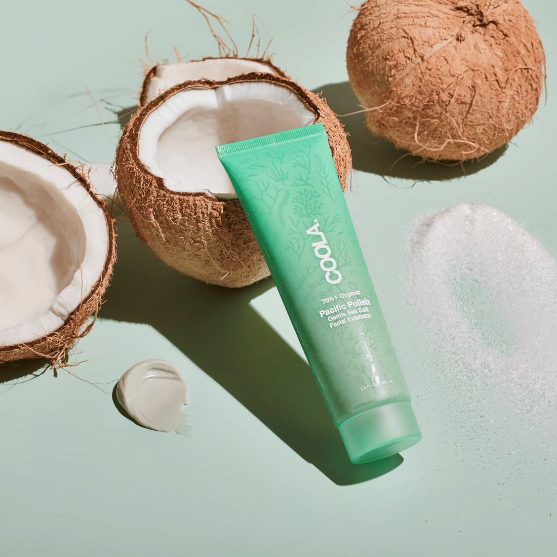 Coola Pacific Polish Gentle Sea Salt Facial Exfoliator