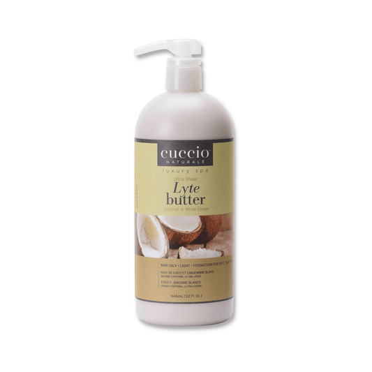 Cuccio Naturalé Lyte Butter Lotion - Coconut & White Ginger