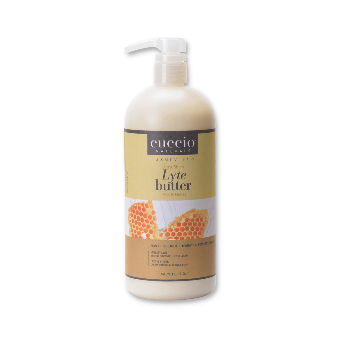 Cuccio Naturalé Lyte Butter Lotion - Milk & Honey 946ml