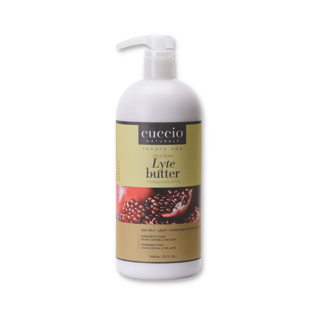 Cuccio Naturalé Lyte Butter Lotion - Pomegranate & Fig 946ml