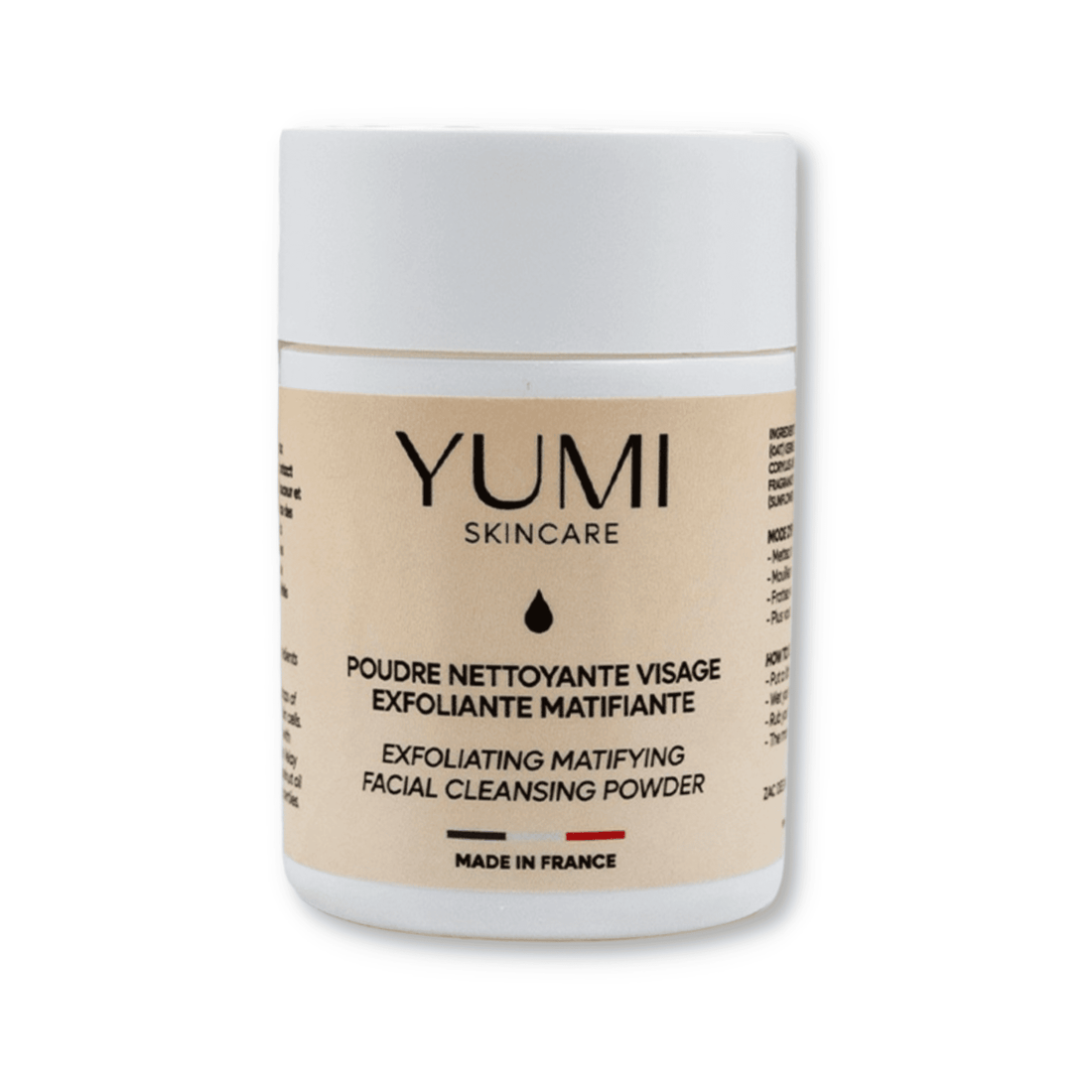 Yumi Skincare Exfoliating Matifying Facial Cleansing Powder